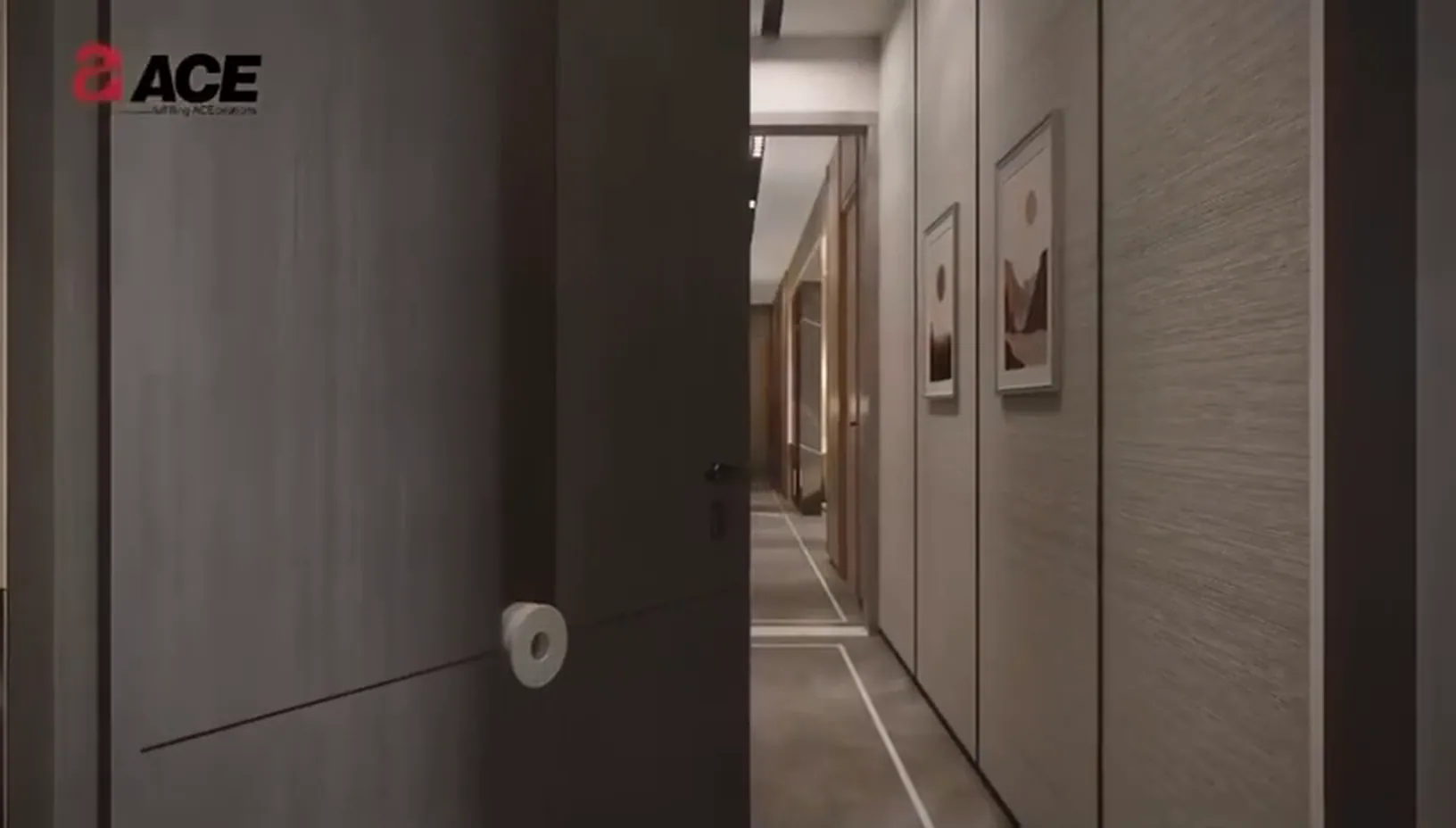 ACE Arte: an apartment foyer