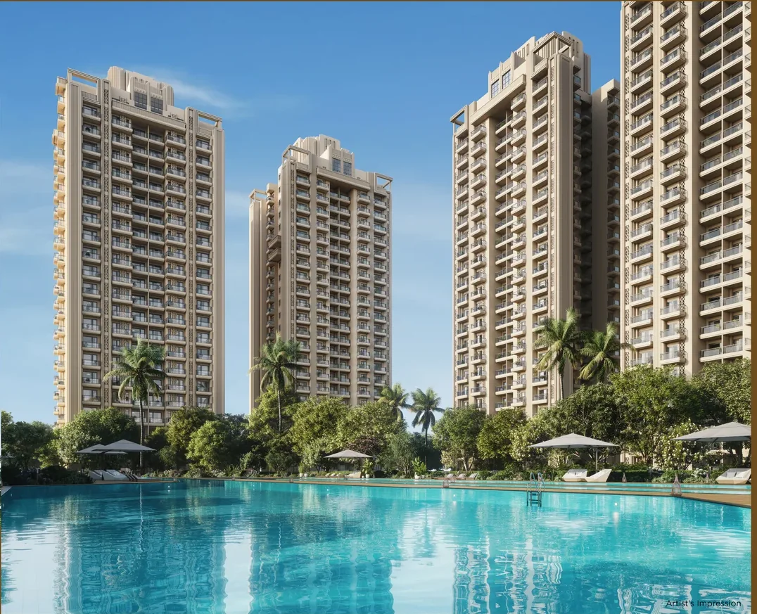 ACE Arte: the pool and the towers