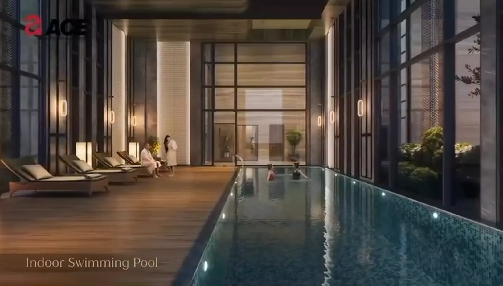 ACE Arte: the indoor swimming pool
